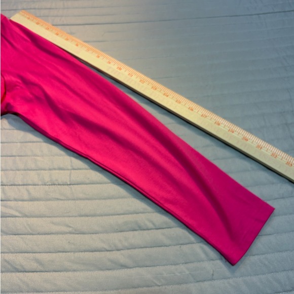 NEW Lands End Womens Long Sleeve V Neck T Shirt Pink Petite M MP NWT 100% cotton - Picture 9 of 11